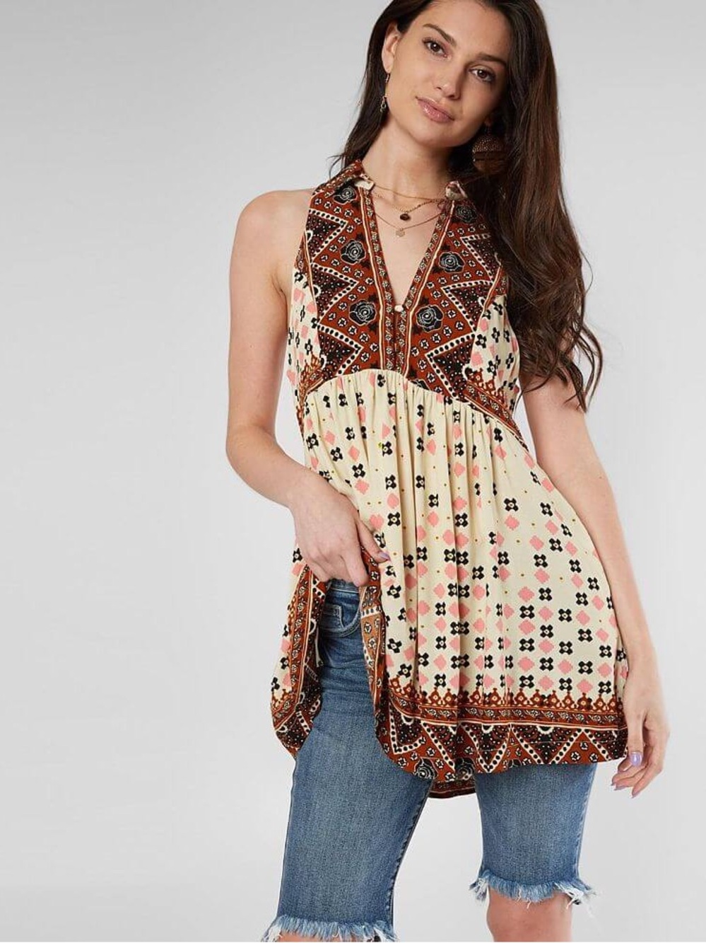 Charlotte Tunic Boho Tank Top